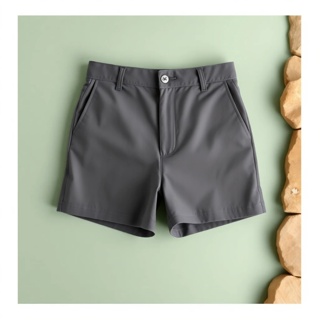 LEOPARD TRAXEDO BAGGY SHORT