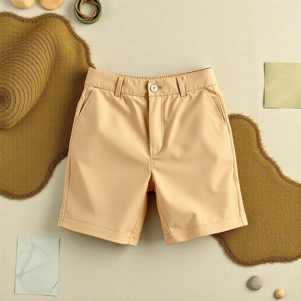 REZA DOUBLE KNEE BAGGY SHORT