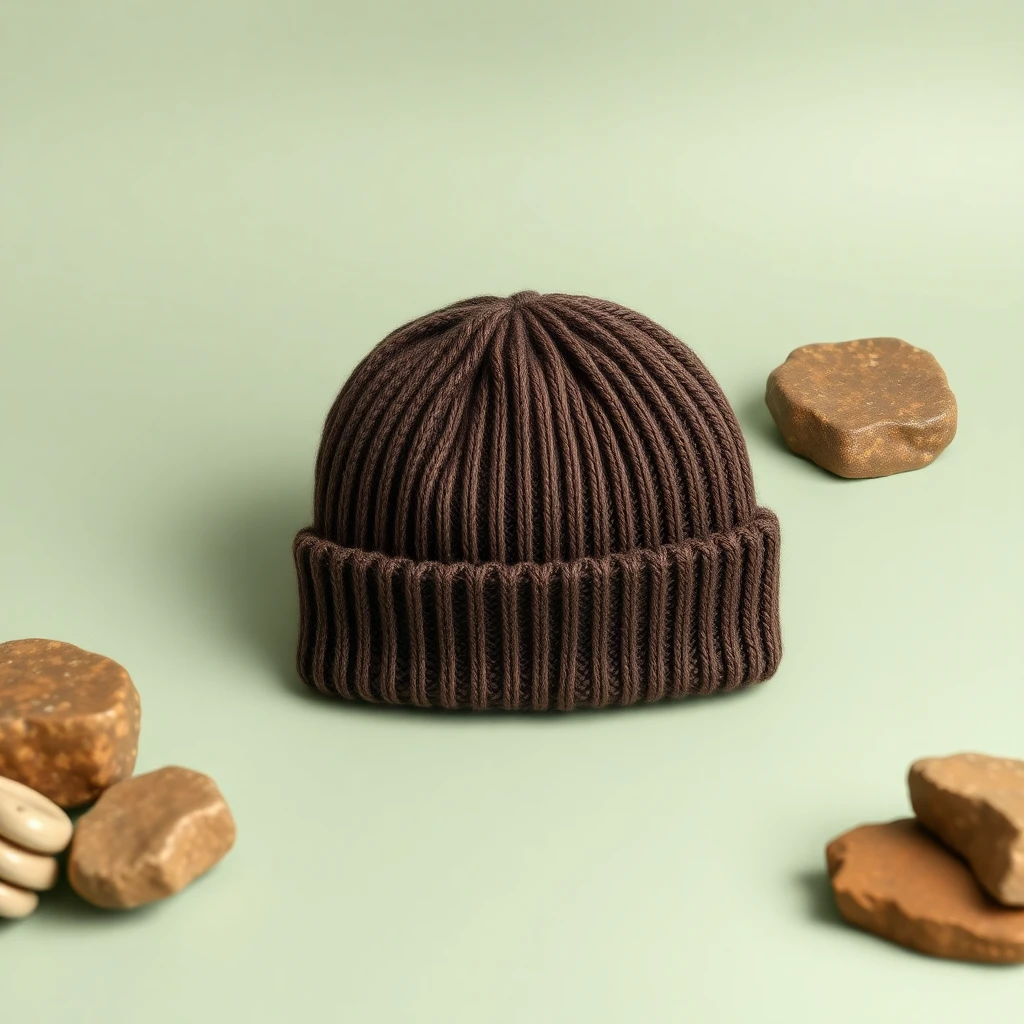 SCRIPT KNIT BEANIE