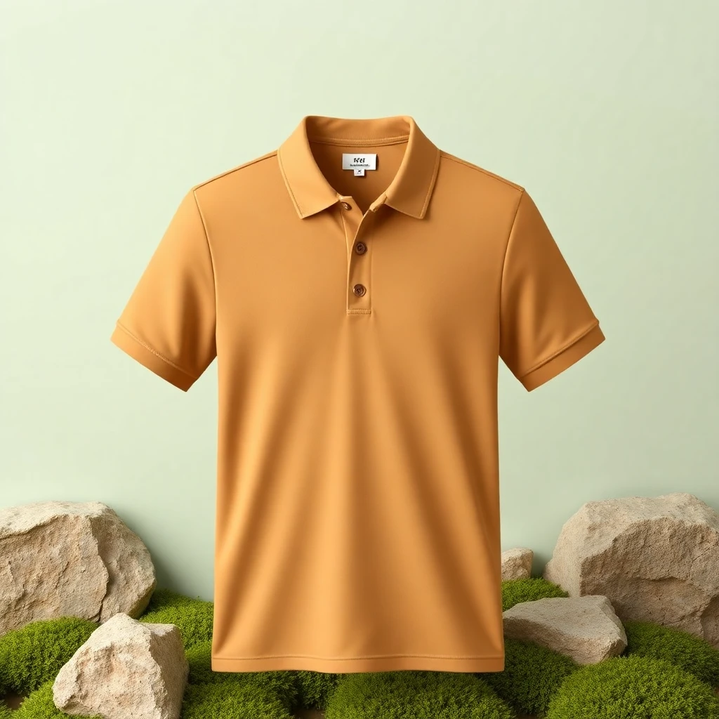 STRIPED PIQUE POLO