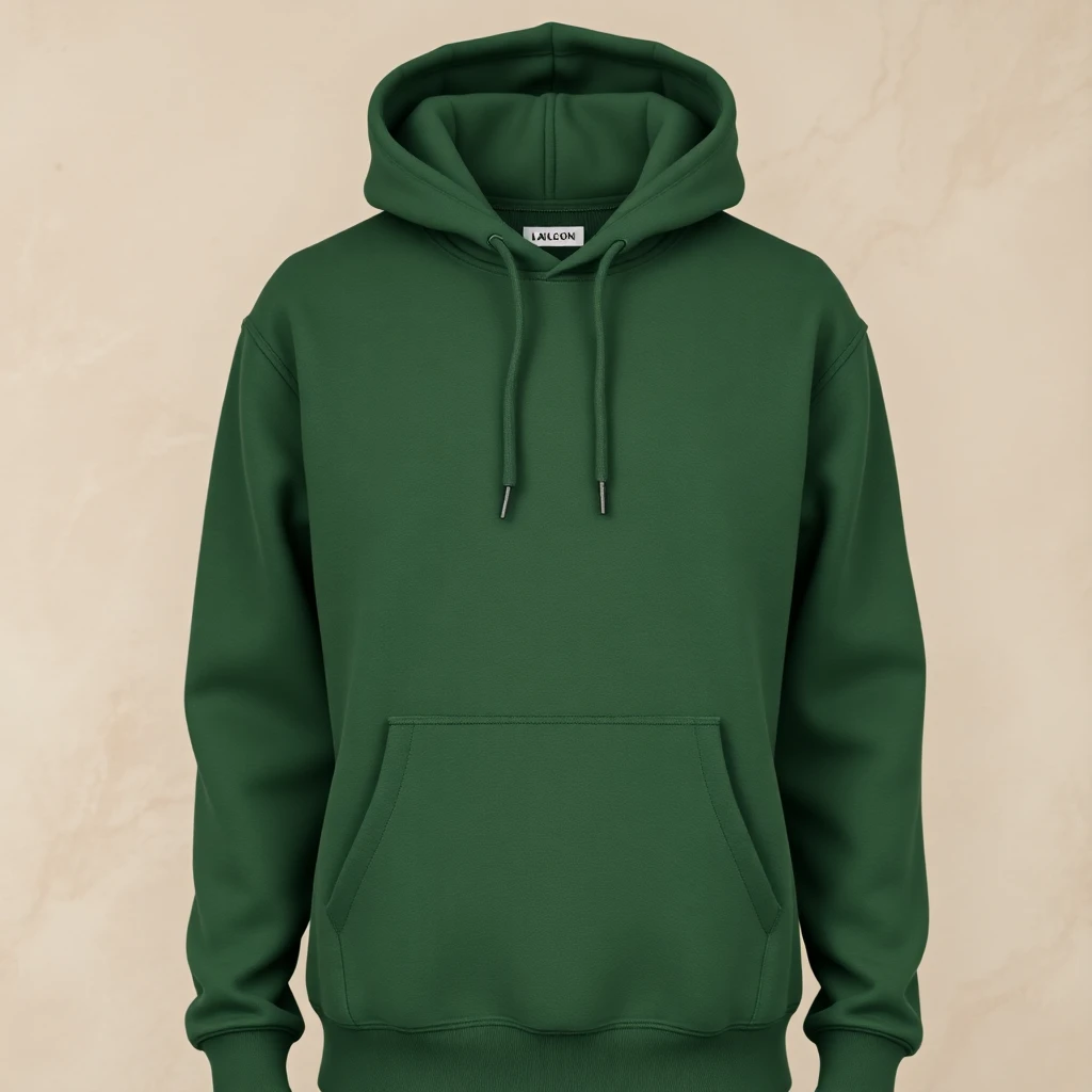 SUEDE CREST HOODIE